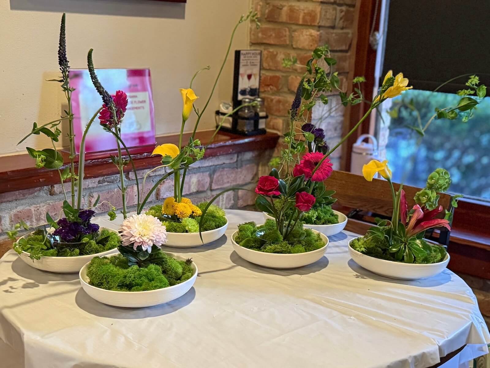 A calming Ikebana flower arrangement highlighting its therapeutic benefits for residents in retirement communities.