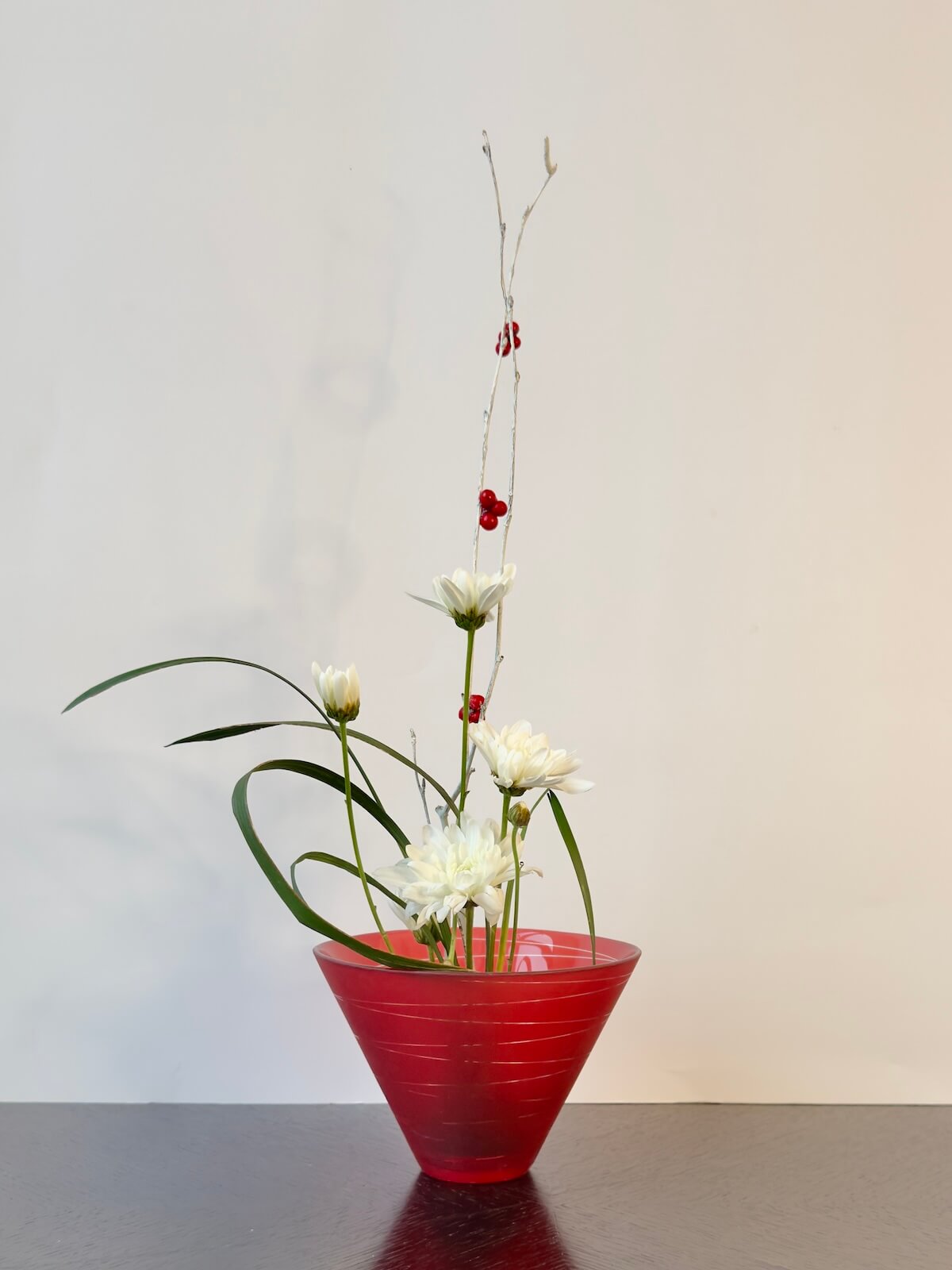 Beautiful Ikebana flower arrangements showcasing the Japanese art of floral design, created during workshops or private events