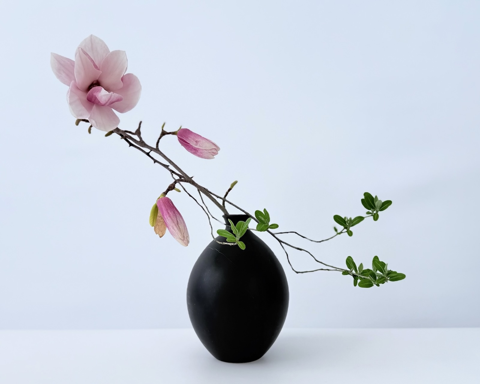 A beautifully Ikebana flower arrangement