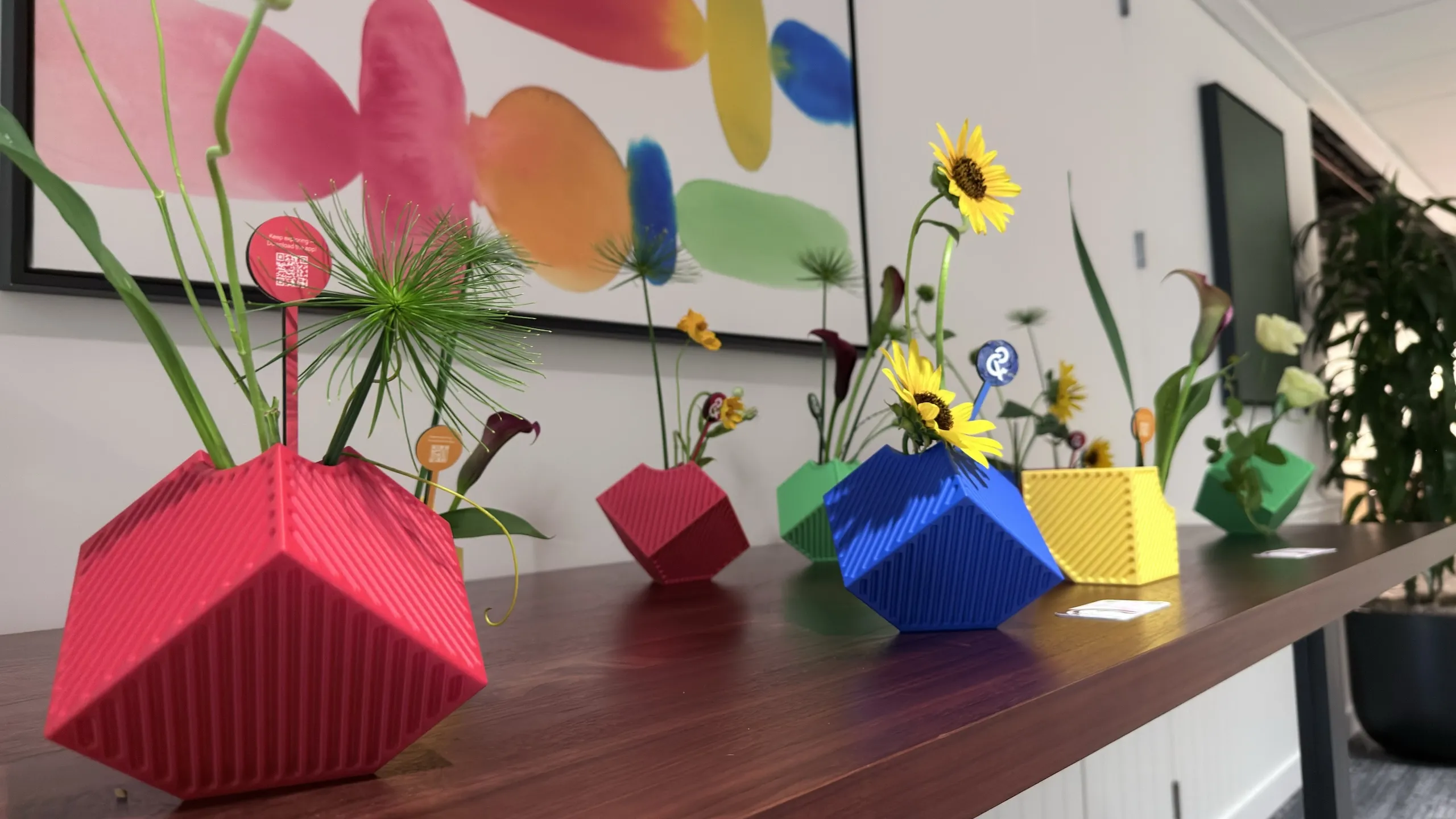 Corporate and brand Ikebana installations for offices and events in the Washington DC metro area