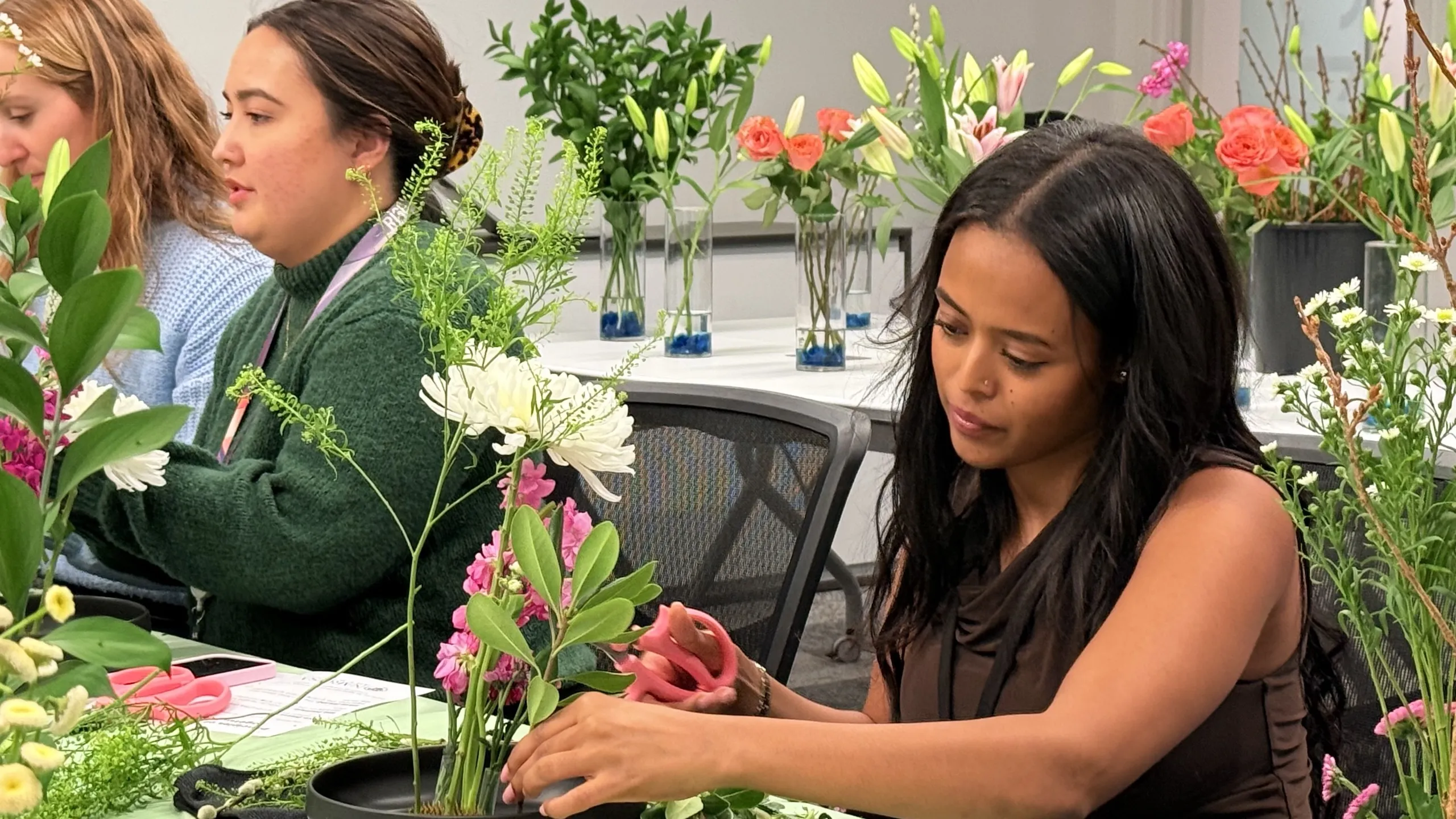 Bringing the art of Ikebana into modern life — Narcisa Art Studio workshops and events in Washington DC, Maryland, and Northern Virginia